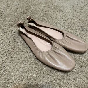 Kelly & Katie Women's Beige Ballet Flats